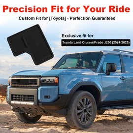 Galaledxy Center Console Wireless Charging Protective Mat for Toyota Land Cruiser Prado J250 2024+ Accessories Center Console Silicone Pad (Left-Hand Drive)