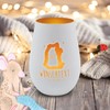 Mr. & Mrs. Panda Gold Windlicht Personalisiert Bär Lied -