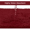 LuxUrux Bath Mat-Extra-Soft Plush Bath Shower Bathroom Rug, 1'' Chenille