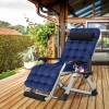 NAIZEA 29In XL Wide Oversized Zero Gravity Chair Lawn Folding