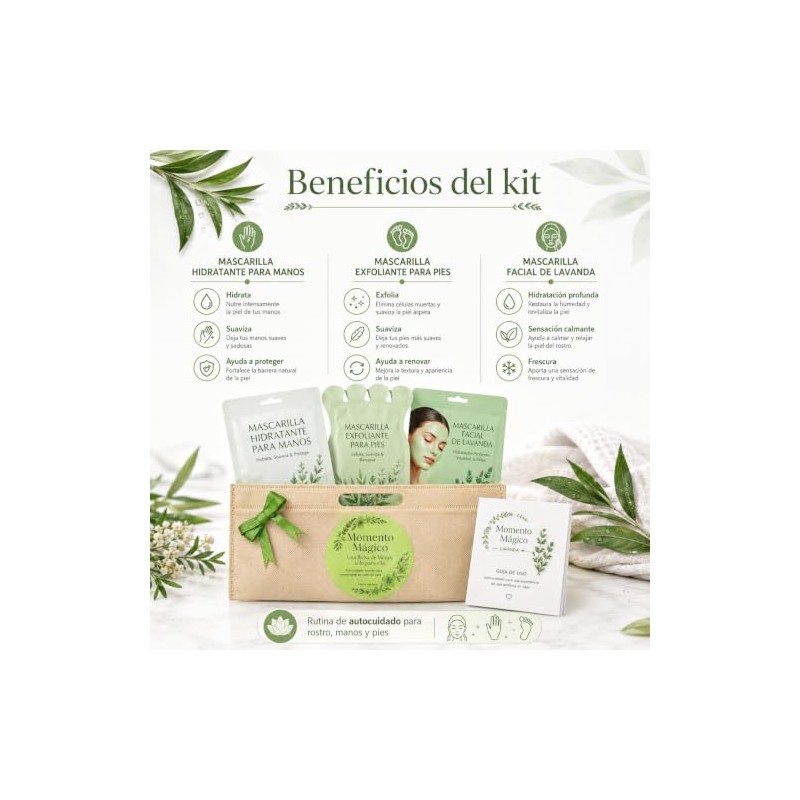 Genérico Kit Autocuidado Frescura Verde Cada Uno