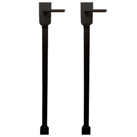 1Step Foot-Operated Door Opener for Latched Doors, Hands-Free, Convenient, Elegant Design, Lockable Door Handle - 2-Sided(Entry Ways and Garage Doors)