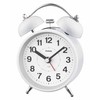 MAG T-772WH-Z Alarm Clock, Loud Volume, White, Analog, Twin Bell,