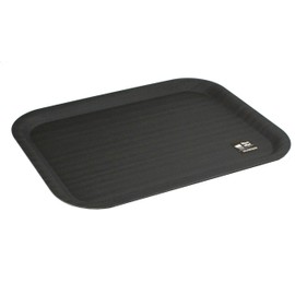 Thousand "Wood Grain Resin Cafe Tray Dark Brown Small 29.7 cm X 21.7 cm 93236