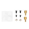 Gold Aluminum Alloy Protective Case Enclosure Box Fits for Raspberry