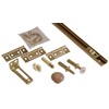 Hardware Essentials Bi-Fold Door Hardware Set 48 Inch Opening, 1"