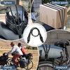 4 Pcs Bike Luggage Straps with Hooks, Elasticated Straps with