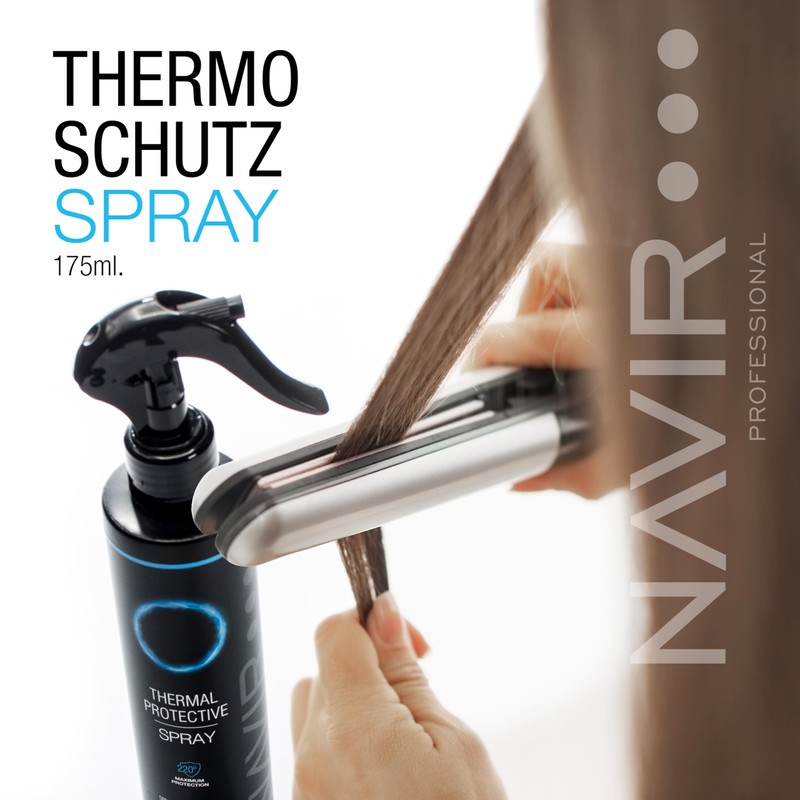 NAVIR Profesional | Hitzeschutz Haarspray - Maximaler Schutz bis 220°C