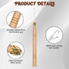 Oruola 9Pcs Hair Extension Tools, Bead Threader with Wooden Handle,Hair