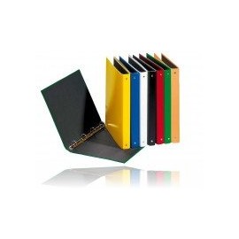 Basic Colours Ring Binder A5 4 Ring Diameter 25 mm Assorted Colours Pack of 12