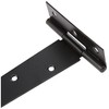 Duratool D00915 T-Hinges Black Zinc Plated 10" (254mm) 2 Pack