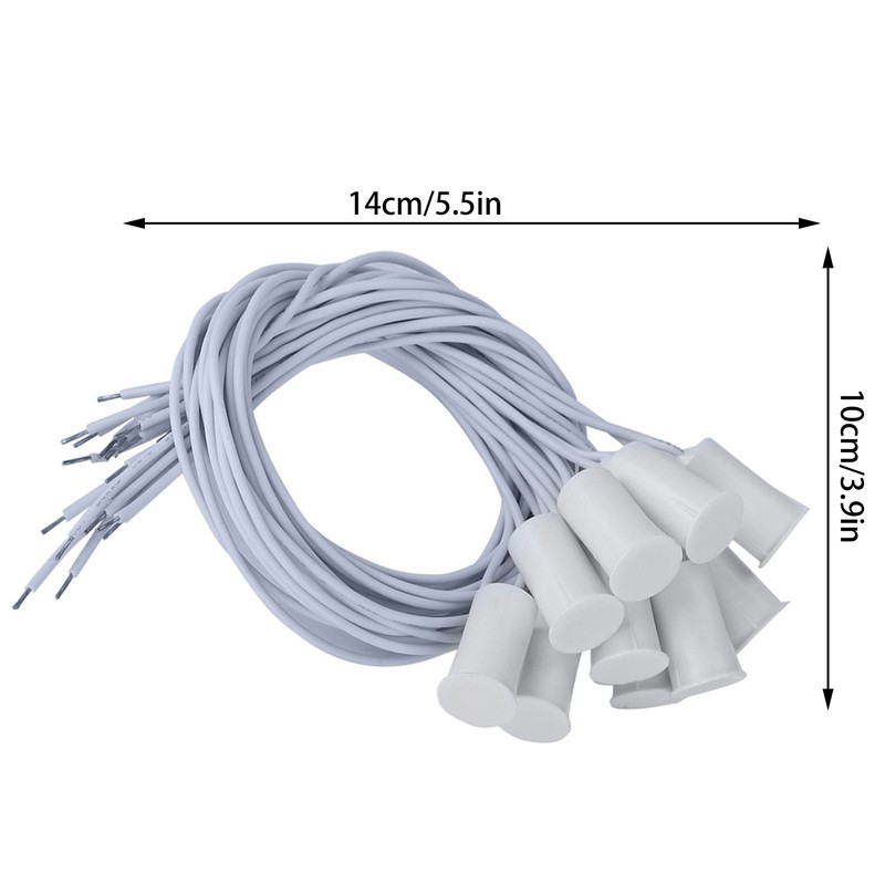 10pcs Wired Door Window Sensor Magnetic Switch for Home Alarm