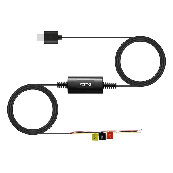 70mai Hardwire Kit UP03 Parking Surveillance Option 70mai Dash Cam M500 Omni Compatible Type-C