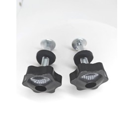 Hiii77-Ggg (2 Set Handle Knob and Screw Bolt Kit for Toro Lawn Mowers/Snow Blowers Repair Part 92-2260 & 106-4161 for Repair Snow throwers and Lawn mowers Part