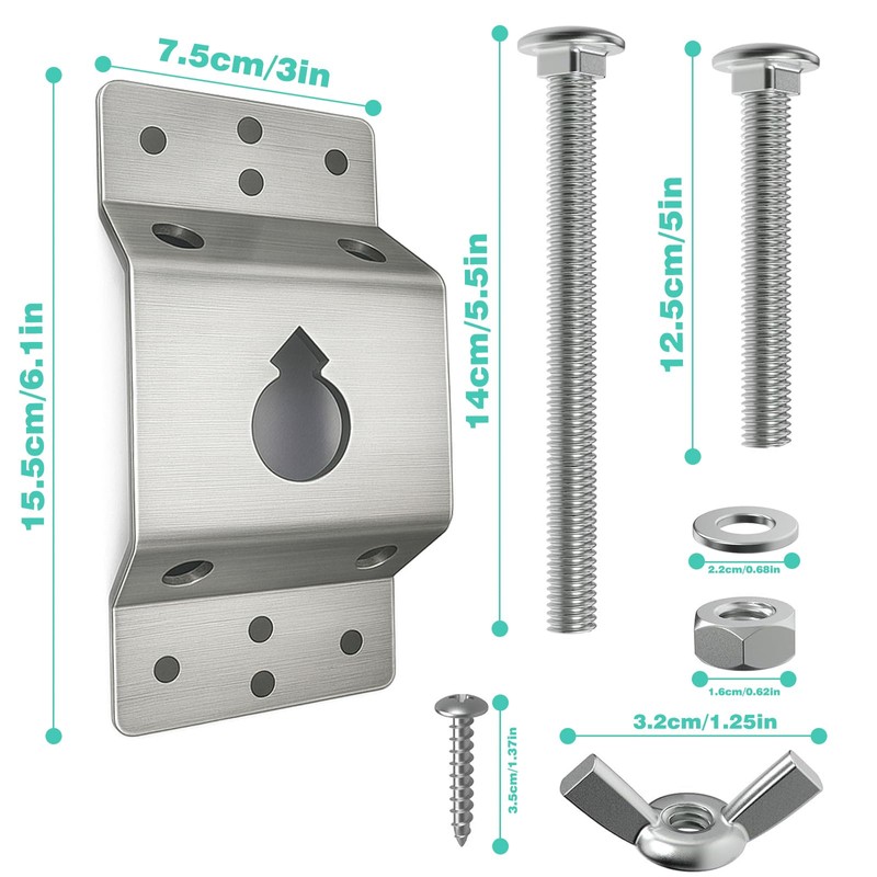Boat Trailer Spare Tire Mount for Utility Trailer Spare Tire