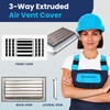 12x8 Inch (Duct Opening) Aluminum 3-Way Air Flow Vent –