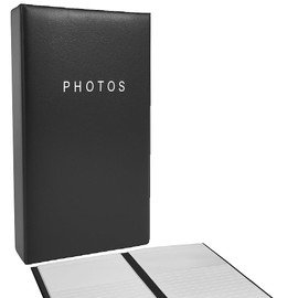 Photo Flip Album Black – Traditional 6x4 Photograph Album with 40 Pockets Holds 80 Photos – Classic Photo Storage Book for Memories, Weddings, Birthdays & Gifts – Multipack Options Available (1)