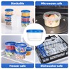 Freezer Storage Containers, [12 Pack-8 oz] Ultra Thick Freezer Containers
