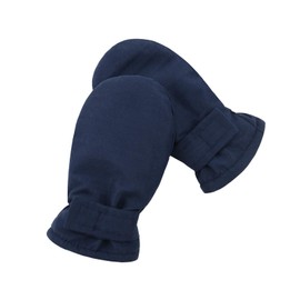 Lined Fleece Toddler Mittens Kids Winter Warm Gloves Child Ski Gloves Waterproof Snow Baby Mitten for Boys Girls Pure Navy S