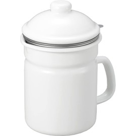 Tamahashi PCL-06W Oil Pot with Activated Carbon 0.7L White