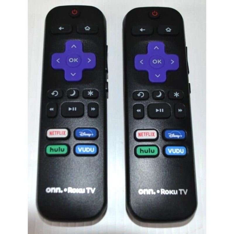 ONN QTY 2 Original Onn Roku TV Remote Control Compatible
