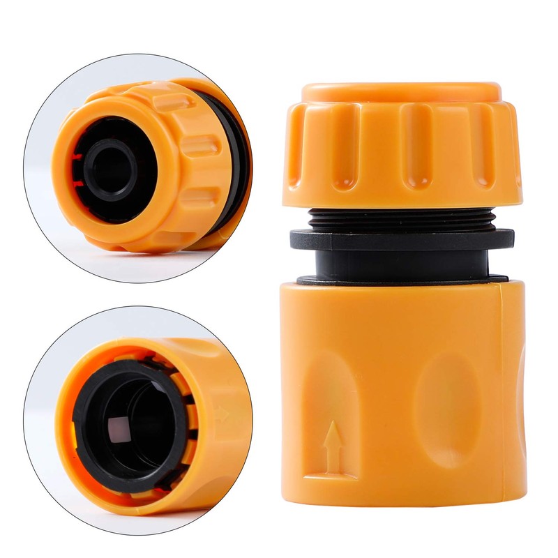 EXTSUD Garden Hose Connector Kit, Hose Coupling Set 2-in-1 Garden