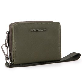 Montana West Small Wallet for Women Men Female Ladies with a Detachable Wristlet Women's Wallet with Rfid Blocking Lining Minimalist Lightweight & Easy to Carry