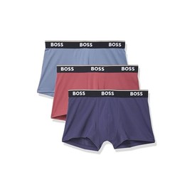BOSS 3-pack Stretch Cotton Regular Fit Trunks, Red Potato, Blue Corn, Light Blue Berry, XXL