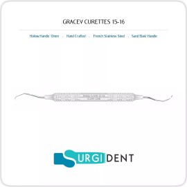 SURGIDENT GRACEY CURETTES 15-16 DENTAL PERIODONTAL HAND INSTRUMENTS