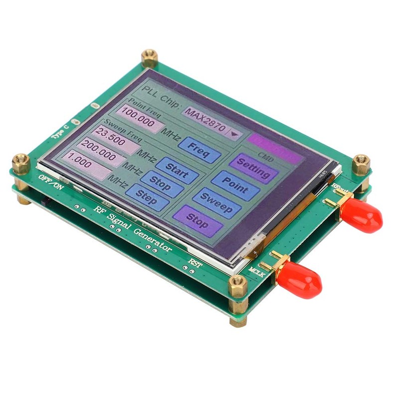 RF Signal Generator Module Full Touch Screen Low Noise Frequency