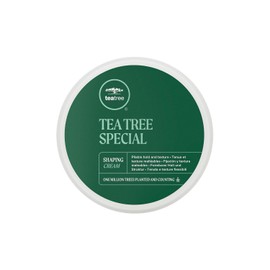 Tea Tree Shaping Cream, Crema para Peinar con Árbol de Té, Fijación Duradera, Acabado Mate, Para Todo Tipo de Cabello, 85 g