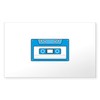 CafePress Cassette Tape Sticker Rectangle Bumper Sticker Car Decal