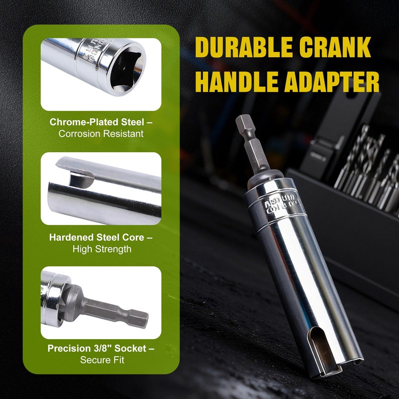 Fits Coleman Fleetwood Pop-Up Camper Crank Handle Replacement – 3/8"