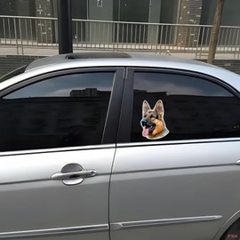Car Sticker 25 cm German Shepherd Sticker German Shepherd Car Stickers Pet Dog Ripped Sticker Waterproof Reflective Car Sticker Car Bumper Rear Window Decor D2011#