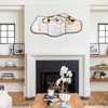 DAOYIJIAJU Irregular Wall Mirror, Asymmetrical Mirrors, 40"x17.7" Modern Bathroom Mirror