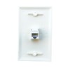 BUPLDET 1 Port CAT6 Ethernet Wall Plate Female to Female