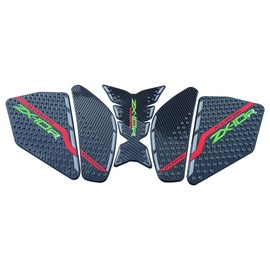 Red Gas Fuel Tank Side Traction Rubber Protector Pads Compatible with Kawasaki ZX10R 2020-2023