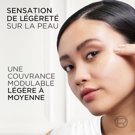 L'Oréal Paris True Match Sérum Rellenador con Color, Base de Maquillaje en Sérum con Ácido Hialurónico, Acabado Luminoso, Piel Uniforme y Radiante, To