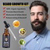 Kit Para Hacer Crecer La Barba, Aceite Esencial Para Barba,