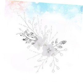 Beavorty 1pc Elegant Rhinestone Wedding Hair Clip Bridal Headpiece for Women Lightweight Fashion Accessory for Parties Proms and Special Occasions Stylish Hairpin Decoration