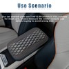 Car Center Console Cover, Universal Leather Waterproof Armrest Seat Box