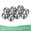 M METERXITY 4Pcs Threaded Ball Nut Knobs, M6x12mm 304 Stainless