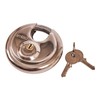 Amtech W4250 90mm Disc Padlock, Heavy Duty and Corrosion Resistant