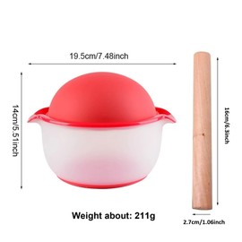 Pomegranate Peeler Silicone Pomegranate Deseeder with Bowl Pomegranate and Wood Hammer Arils Removal Tool Pomegranate Seeder Remover Anti-Slip Fruit Vegetable Pomegranate Peeling Machine Tools