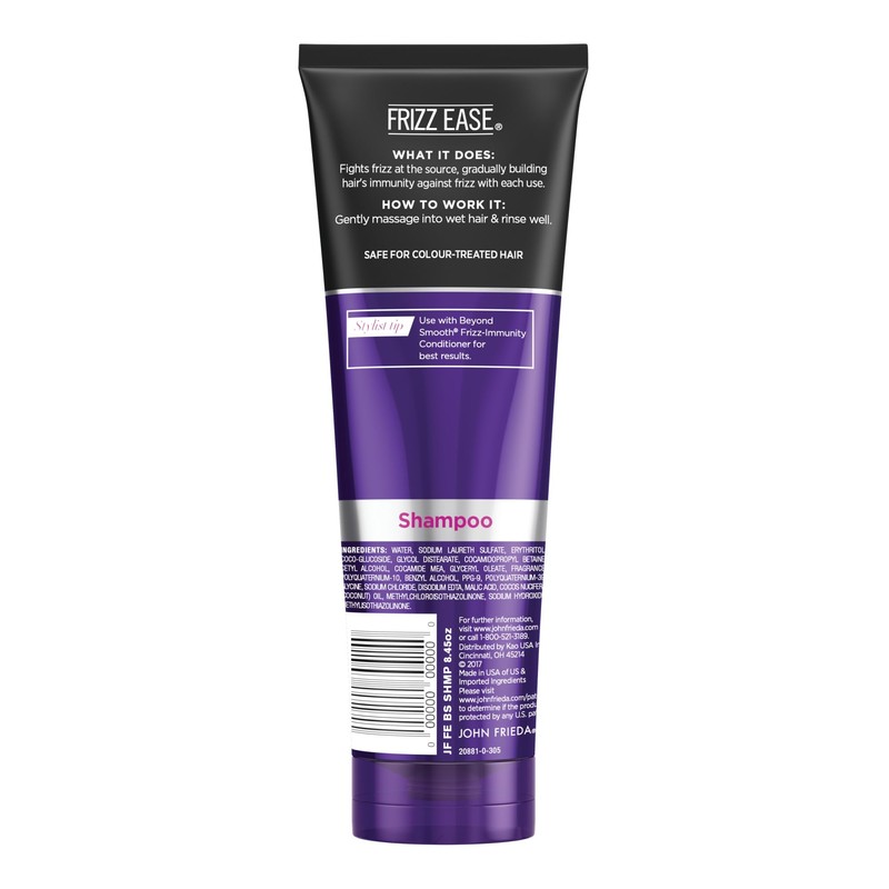 John Frieda Frizz-Immunity Shampoo with Pure Coconut Oil - Prevents