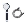 Housler® Gloss Black Metal Constructed Pressure increasing Shower Head and