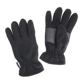 Muk Luks Men's Waterproof Fleece Glove, Black, X-Large