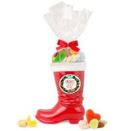 Santa Schmaus - Cute Santa Claus Boots, 330 g with Best Candy Mix, Great Santa Gift