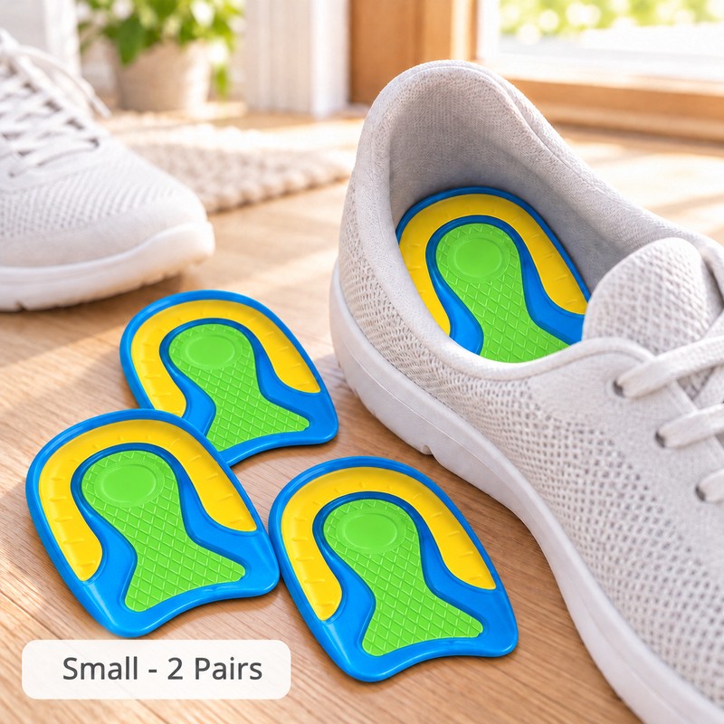 Gel Heel Cups for Shoes – Shock-Absorbing Silicone Heel Cushion