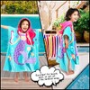 Toalla de playa con capucha para niños pequeños, 100 %